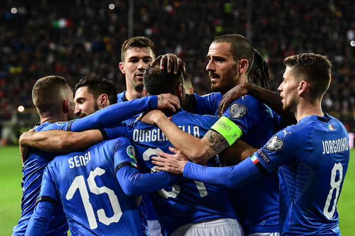 Italia Gilas Liechtenstein Enam Gol Tanpa Balas