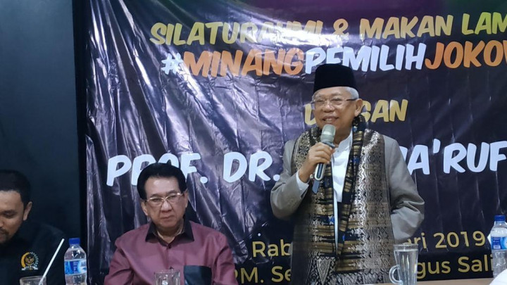 Ma'ruf Imbau Masyarakat Tak Takut Gunakan Hak Pilih