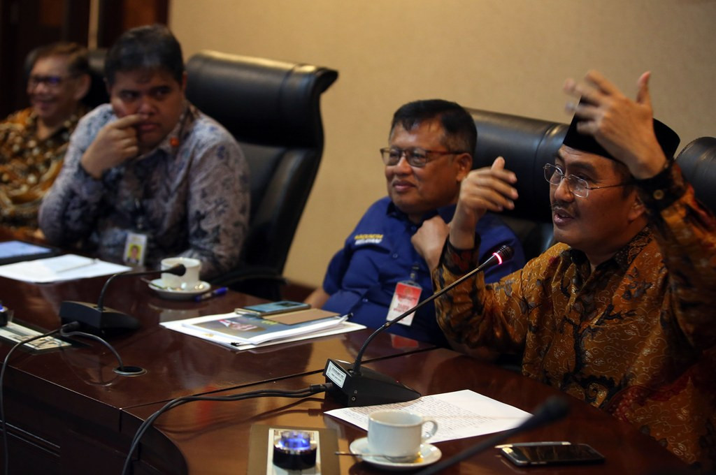 Mantan Ketua Mahkamah Konstitusi (MK) Jimly Asshiddiqie. MI/Ramdani.