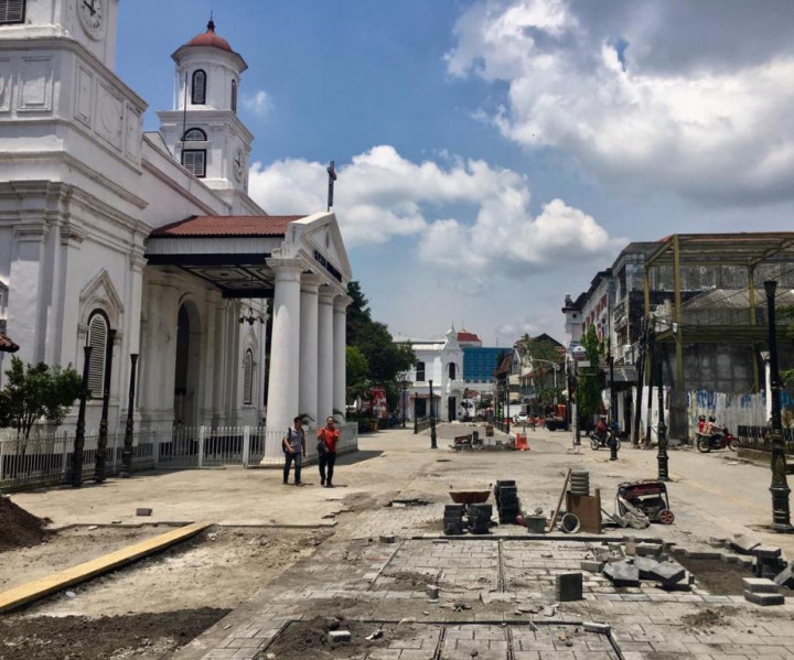 Penataan Kawasan Kota Lama Semarang Ditargetkan Rampung April 2019