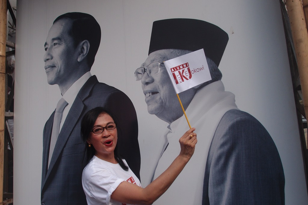Elektabilitas Jokowi-Ma`ruf Melompati Prabowo-Sandi di Banten dan Jabar