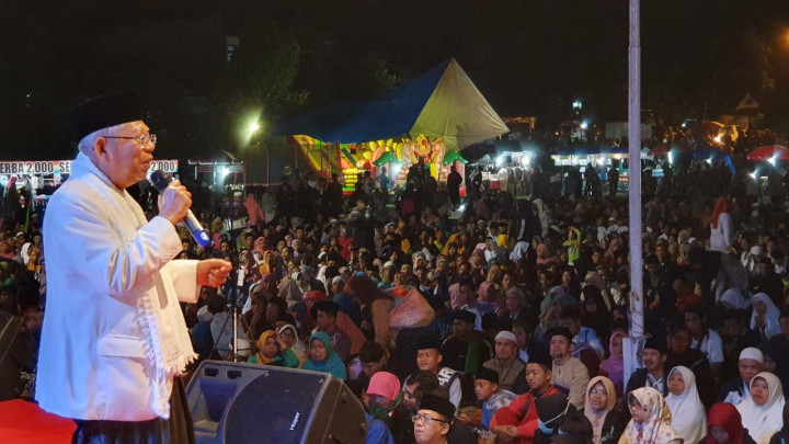 Ma'ruf Hakulyakin Elektabilitas Meroket di Yogyakarta