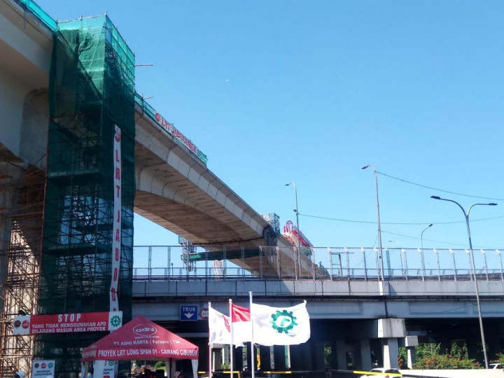 Bentang Panjang JORR Lintas I LRT Jabodebek Terpanjang di Dunia