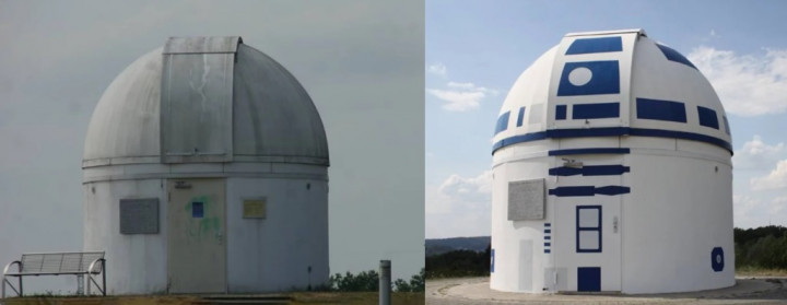 Wah! Fan Ubah Observatorium Serupa Robot Star Wars