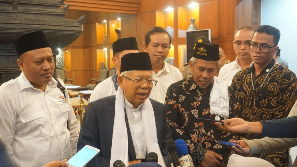 Ma'ruf Yakin Warga Depok Tidak Bisa Dipengaruhi Hoaks