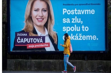 Zuzana Caputova Jadi Presiden Wanita Pertama Slovakia