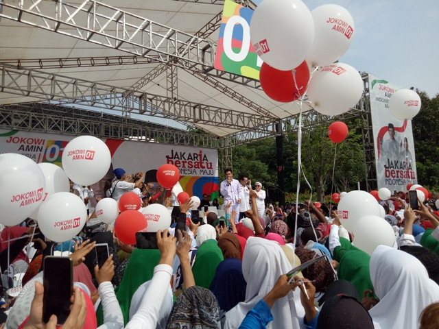 Ma'ruf Amin Gelar Kampanye Akbar di Senayan