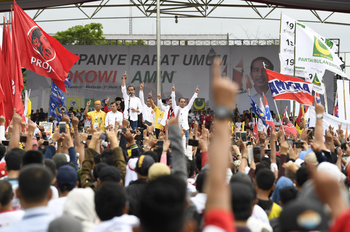 Usai Debat, Jokowi Gelar Kampanye di Makassar