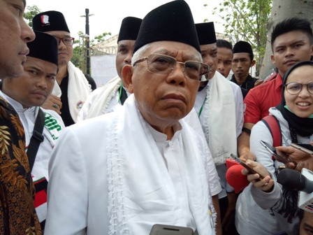 Ma'ruf Sanjung Sikap Tenang Jokowi dalam Debat