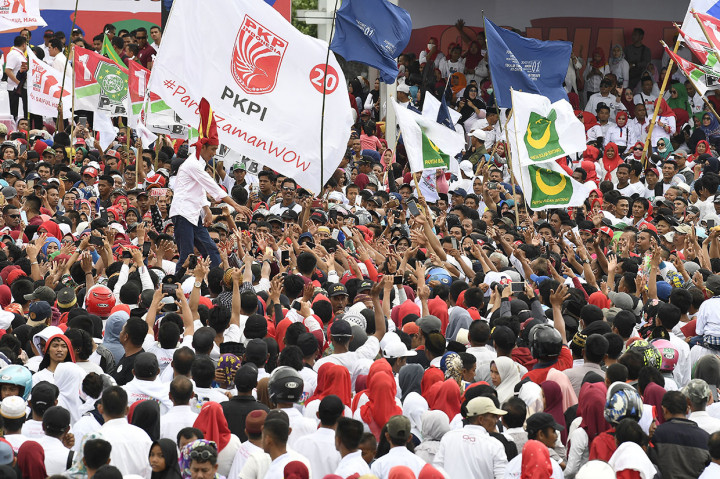 Jokowi Targetkan Raih 71,4 Persen Suara di Sulsel