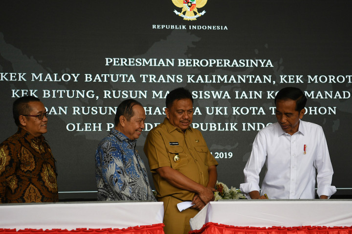 Jokowi Resmikan 3 Kawasan Ekonomi Khusus di Sulut