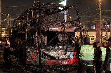 Insiden Bus Terbakar di Peru Tewaskan 20 Orang