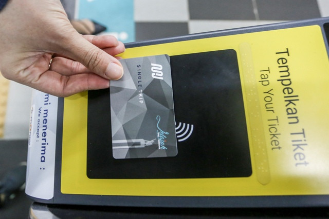 Kartu Single Trip MRT Dibanderol Rp15 Ribu