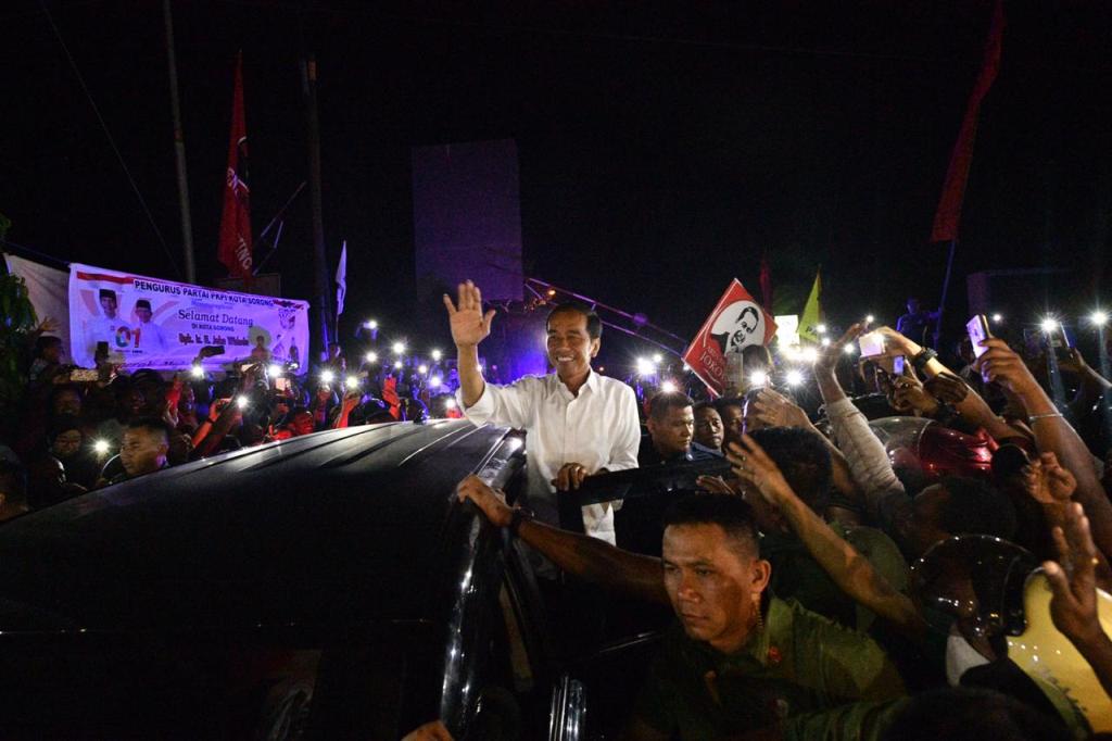 Jokowi Pasang Target 80 Persen Suara di Papua Barat