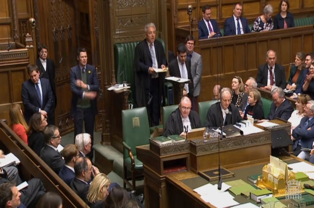 Parlemen Inggris mencari kesepakatan alternatif Brexit pada Senin 1 April 2019. (Foto: AFP/PRU)