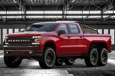 Hennessey Goliath 6x6 Chevrolet Silverado Khusus Penggemar Off Road