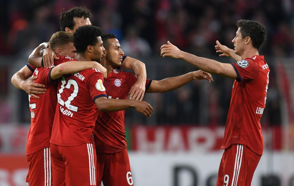 Bayern Muenchen sukses menyingkirkan Heidenheim (Foto: AFP/Christof Stache)