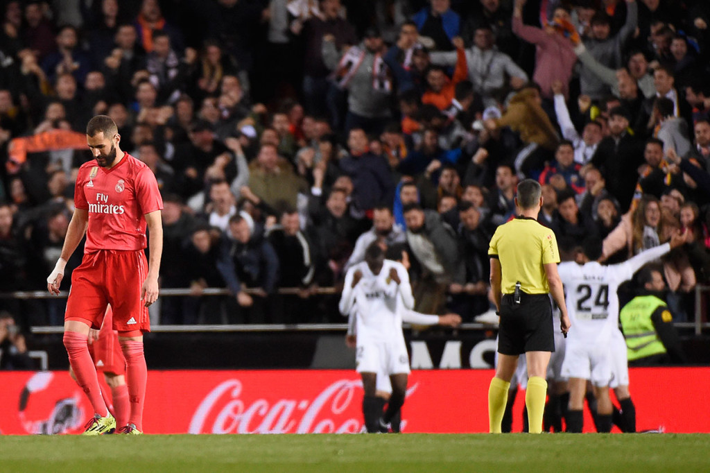 Valencia Beri Kekalahan Perdana Madrid di Tangan Zidane