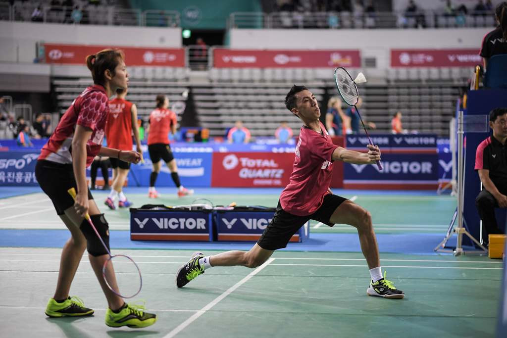 Ganda campuran Indonesia, Ronald Alexander dan Annisa Saufika (AFP/Ed Jones)