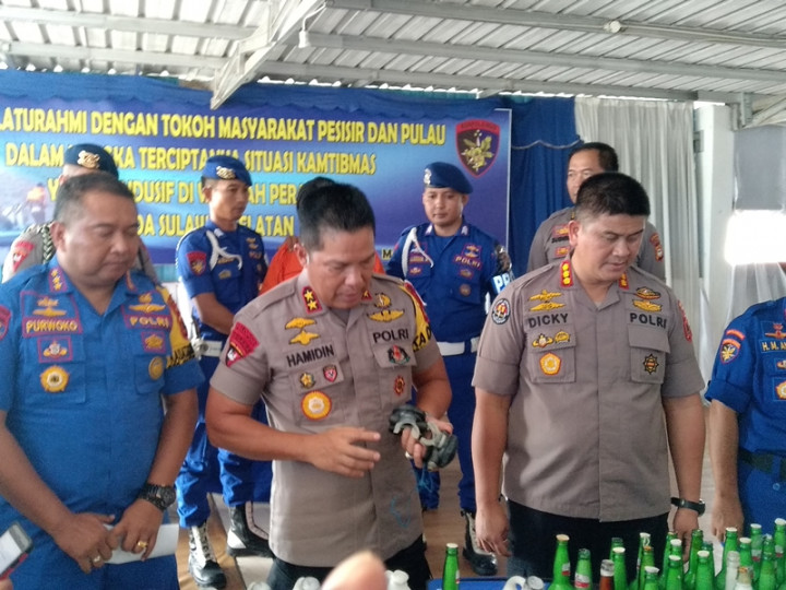 Polisi Ringkus Nelayan Bom Ikan di Sulsel