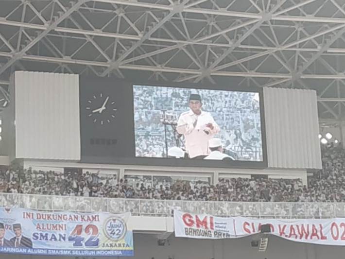 Prabowo: Ibu Pertiwi Sedang Diperkosa