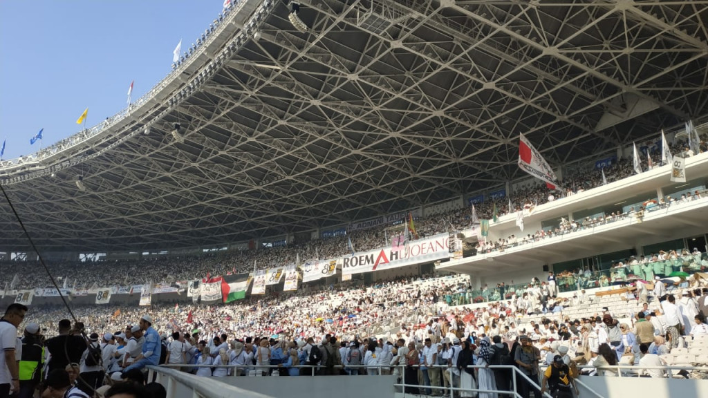 Kampanye di GBK Tak Kerek Suara Prabowo