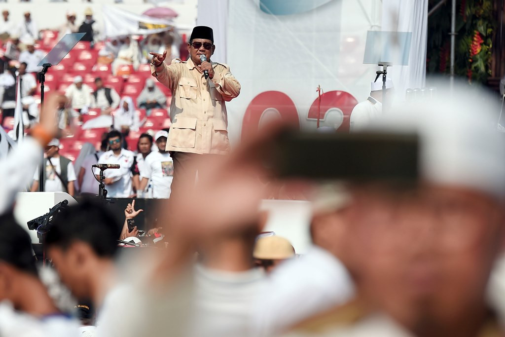 Prabowo Dinilai Tak Sopan Saat Berorasi