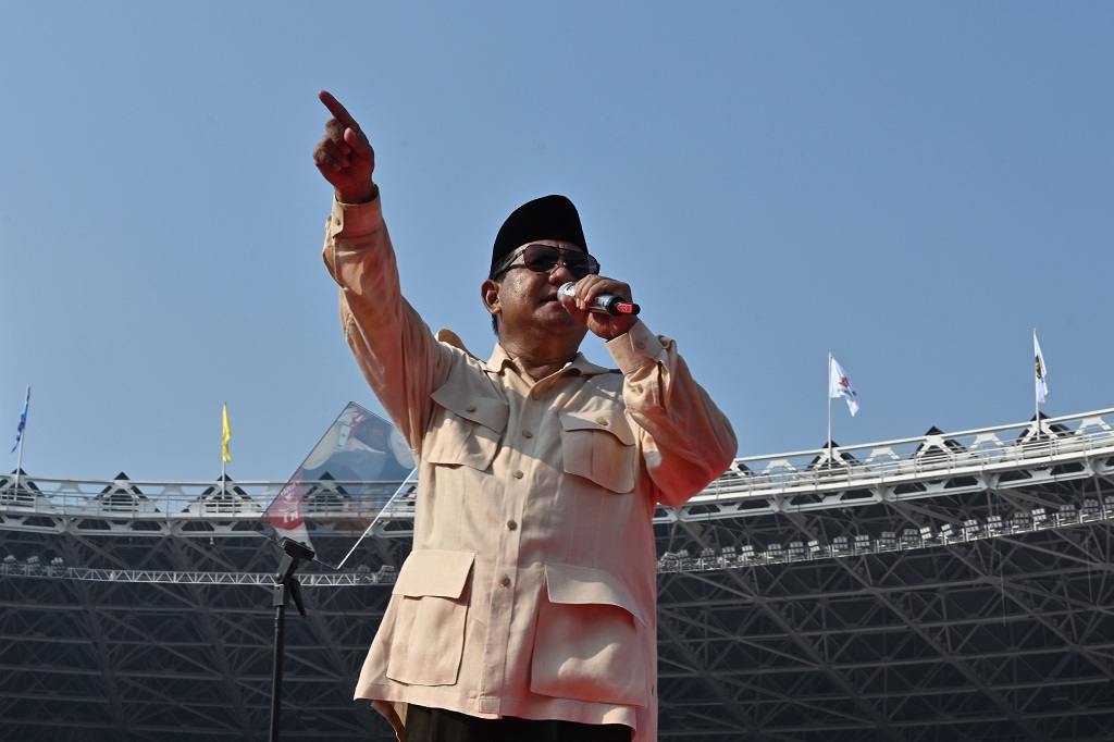 Orasi Prabowo Tak Memengaruhi <i>Swing Voters</i>