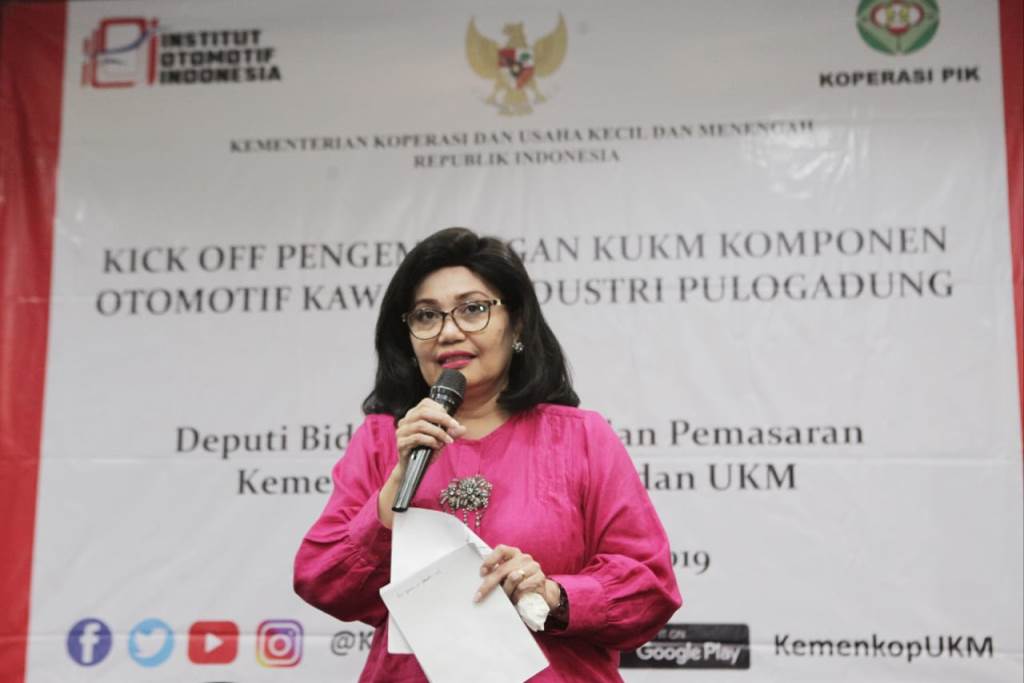 Deputi Bidang Produksi dan Pemasaran Kemenkop dan UKM Victoria br Simanungkalit (Foto:Dok.Kemenkop UKM)