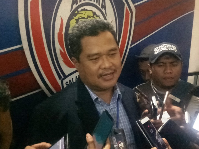 Ketua Panitia pelaksana (Panpel) Arema FC, Abdul Haris-Medcom.id/Daviq