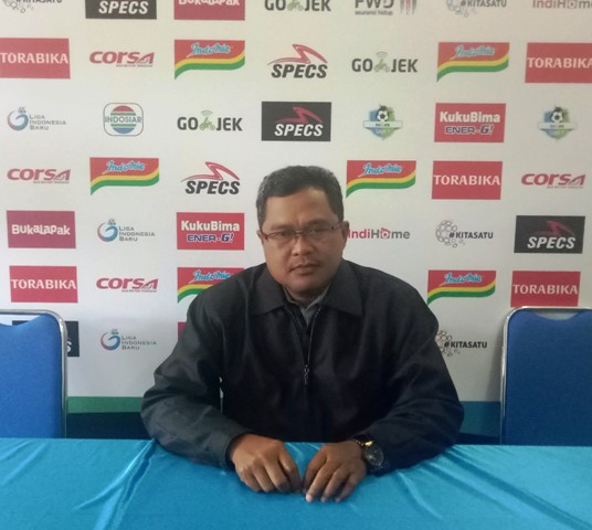 Ketua Panitia pelaksana (Panpel) Arema FC Abdul Haris-Medcom.id/Daviq