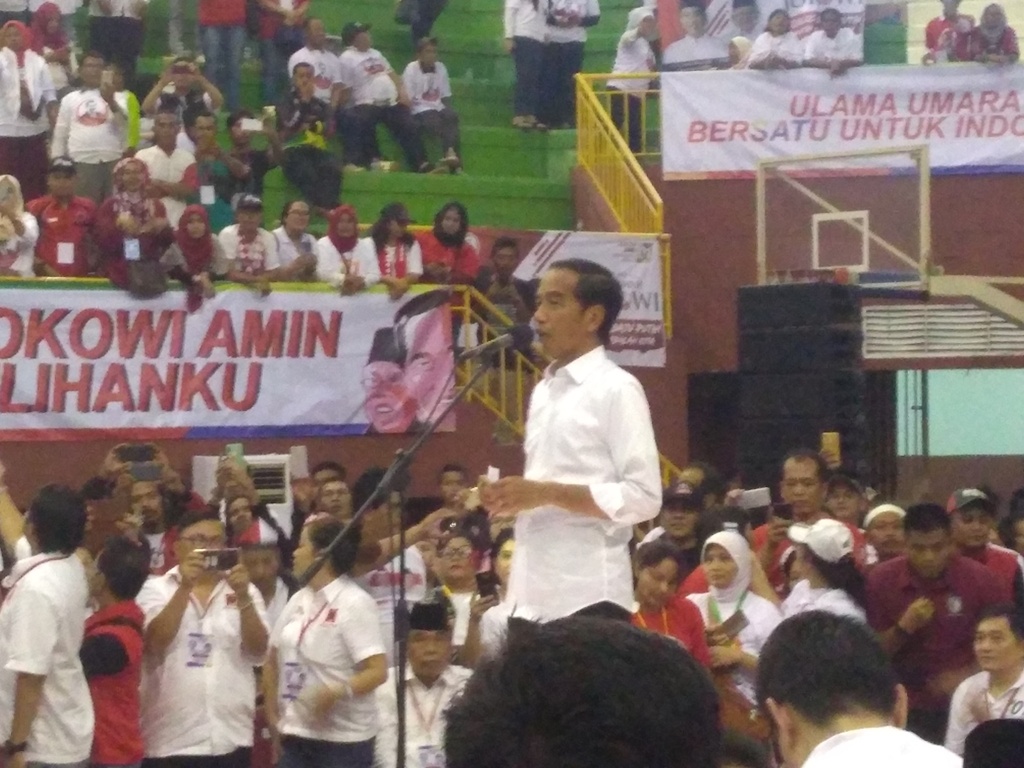 Jokowi: Minimal di Jakarta 55% Suara
