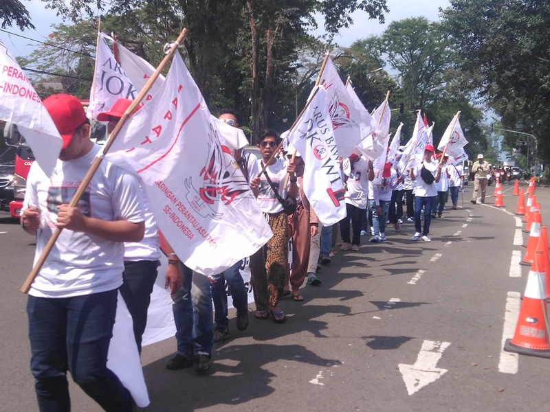 Longmars Tasikmalaya-GBK untuk Kampanye Jokowi-Ma'ruf