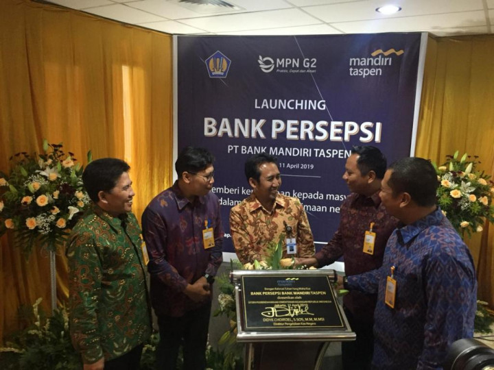 Bank Mandiri Taspen Resmi Jadi Bank Persepsi