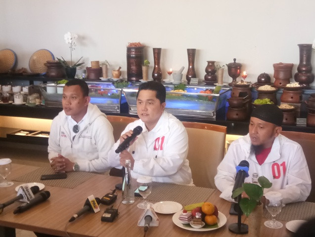 Erick Berharap Kampanye Akbar Jokowi-Ma'ruf Jadi yang Terbesar