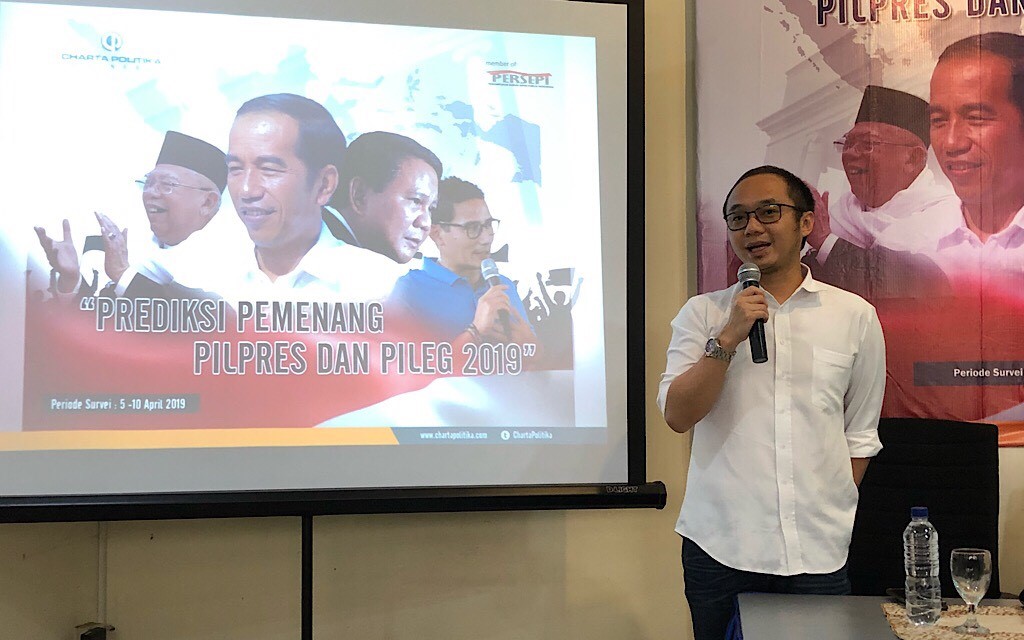 Elektabilitas Jokowi-Ma'ruf Moncer di 55 Persen