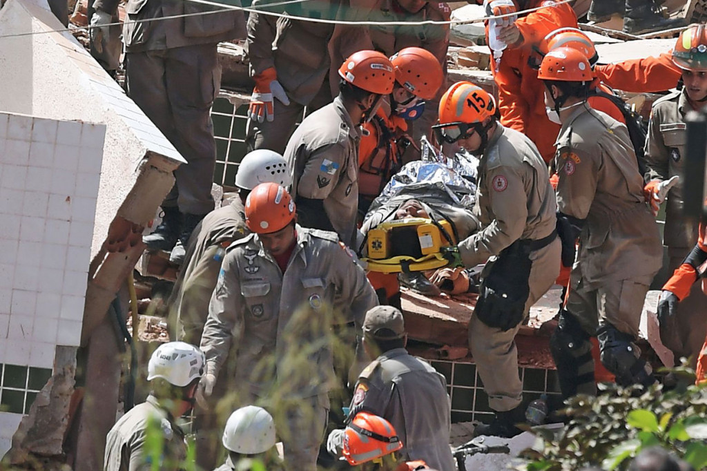 Dua Orang Tewas akibat Bangunan di Brasil Runtuh