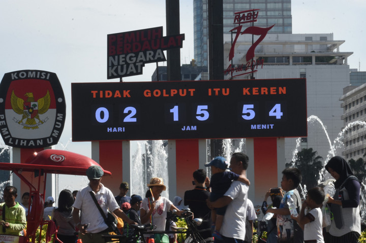 Sejumlah Komunitas Gelar Sosialisai Pemilu di CFD