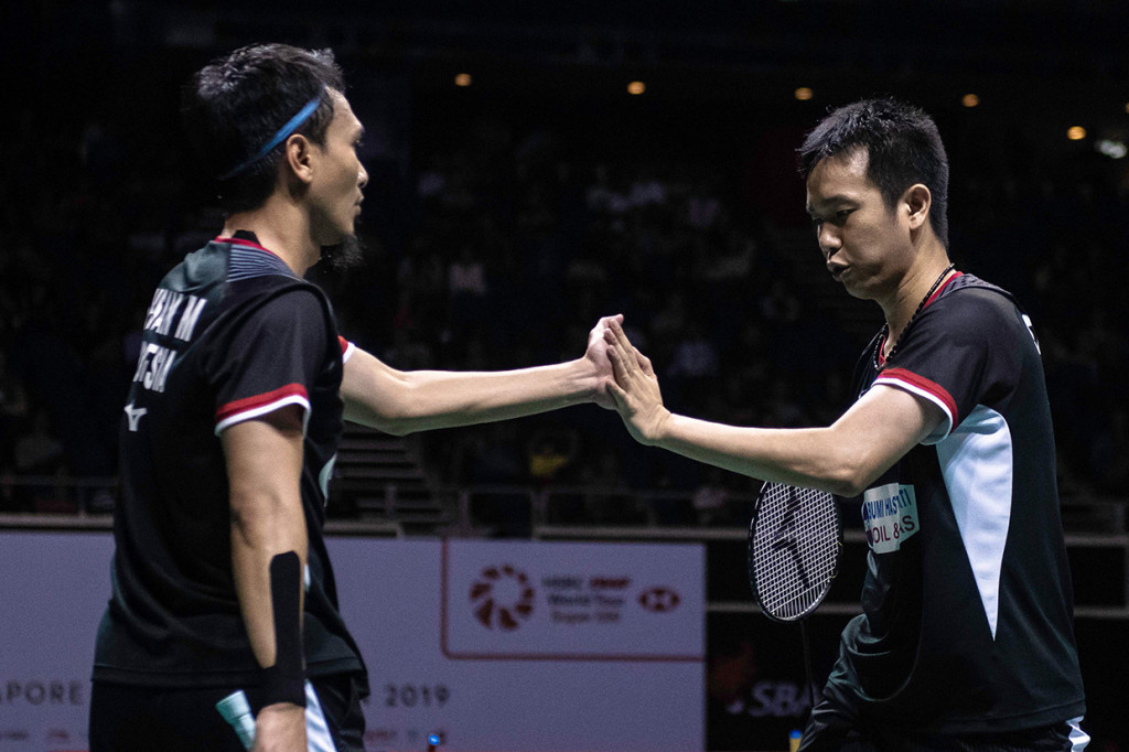 Ahsan/Hendra Gagal Pertahankan Gelar Singapore Open