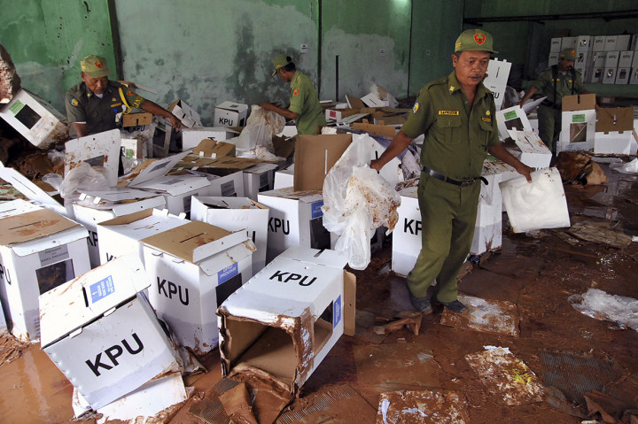 800 Kotak Suara di Bogor Rusak Akibat Banjir