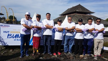 Waskita Bersama Bahana dan DPS Gelar Kampung Sehat di Bali