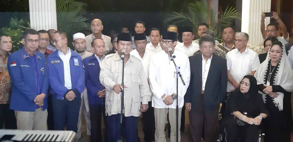 Prabowo Terima Kabar Bakal Menang 63 Persen