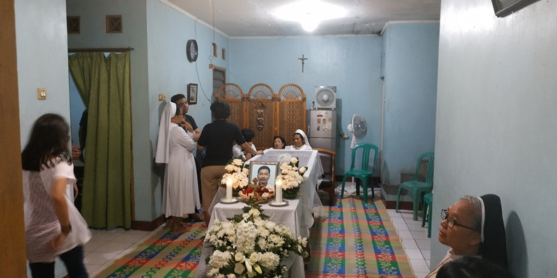 Suasana di Kediaman Fransiskus A. Ismantara. Antonio/Medcom.id