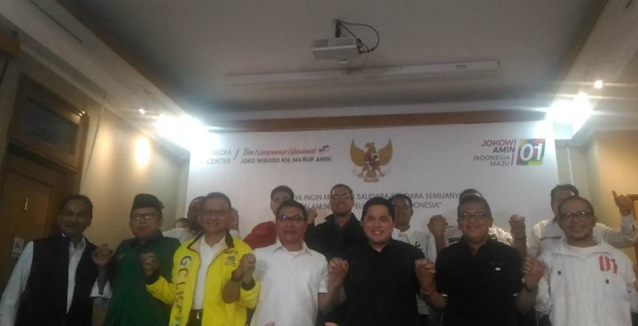 TKN Deklarasi Kemenangan Jokowi-Ma'ruf