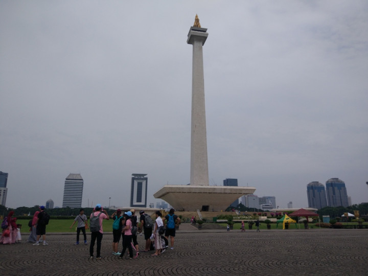 Monas Masih Jadi Tempat Pilihan untuk Berlibur