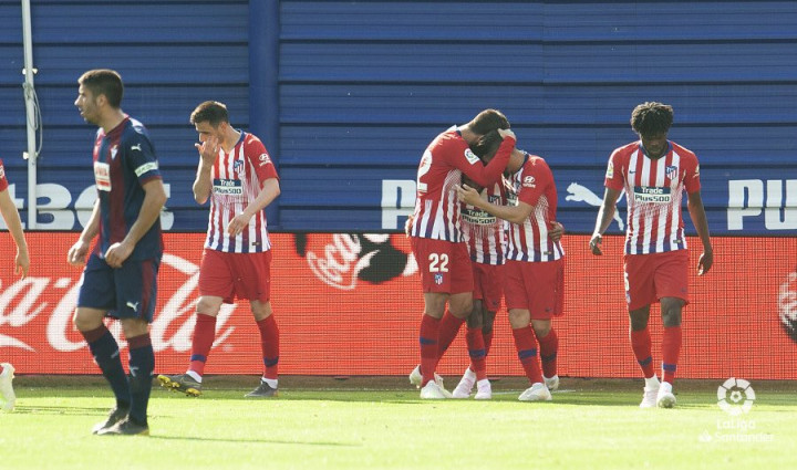 Atletico Raih Poin Maksimal di Kandang Eibar