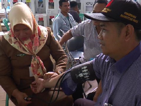 Tim Medis Kawal Kesehatan Penyelenggara Pemilu Tangerang