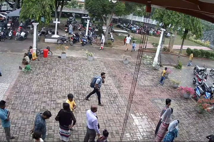 Pelaku Bom Bunuh Diri Sri Lanka Terekam CCTV