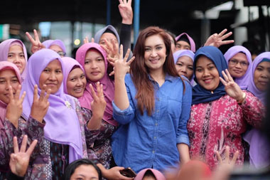 Pengalaman Unik Nafa Urbach saat Kampanye Caleg