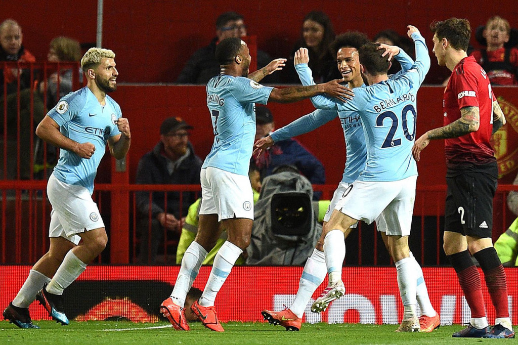 City Hajar MU di Old Trafford